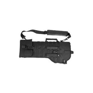 NEW BLACK NCSTAR TACTICAL RIFLE SCABBARD SHOULDER CARRY MOLLE WEB 