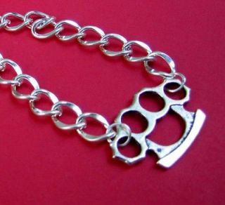 Brass Knuckles Necklace punk rock knuckle duster Punk Rock Goth Gothic