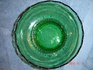 Vintage E.O. Brody Co. Green Glass Bowl  M2000