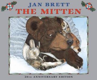 The Mitten by Jan Brett 2009, Hardcover, Anniversary