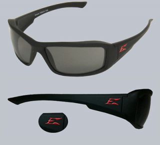 Safety Glasses Edge Brazeau Black Torque Polarized Smoke Lens