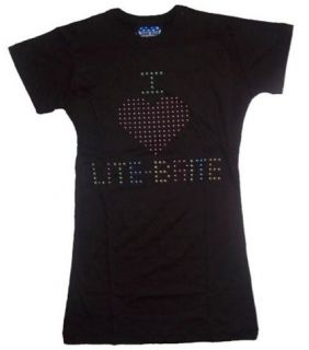 New Authentic Junk Food I Love Lite Brite Retro Juniors T Shirt