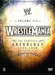 WWE   Wrestlemania Anthology Vol. 3 DVD, 2005, 5 Disc Set