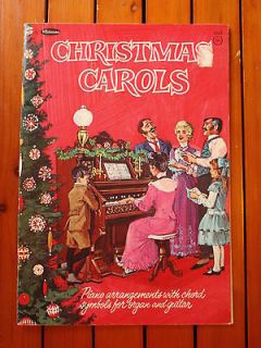 CHRISTMAS CAROLS Piano Arrangements with Chords for Organ & Guitar 