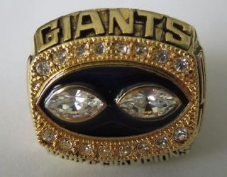 1990 New York Giants Super Bowl Ring Championship ring Football NFL 