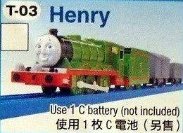   THE TANK ENGINE TRACKMASTER ELECTRONIC TRAIN & 2 TRUCKS T 03 HENRY