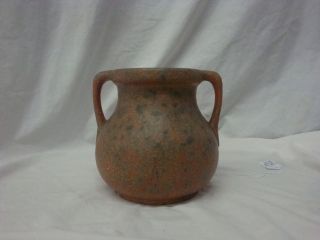Burley Winter Art Pottery Carnelian(?) II Large Handled Vase