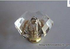 Crystal Knob Hickory Hardware Belwith Crystal Palace P31 CA3 Pull 