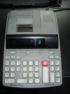   Vintage Texas Instruments Calculator Adding Machine TI 8260 SUPER VIEW
