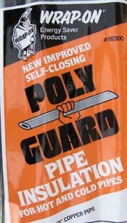 Poly Guard Wrap On Pipe Foam Insulation 3 long 16300