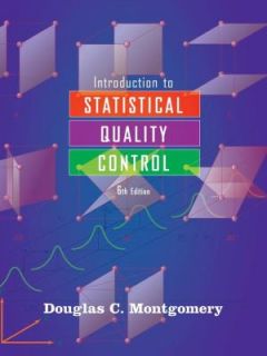   Quality Control by Douglas C. Montgomery 2008, Hardcover