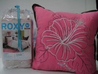 ROXY KYLIE TWIN DUVET SHAM WITH PILLOW PINK 3PC