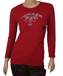 Calvin Klein Jeans Womens T shirt 100% Cotton Original Price $34 US 