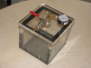   Vacuum Degassing Chamber w/Metal Base for Low Heat Applications