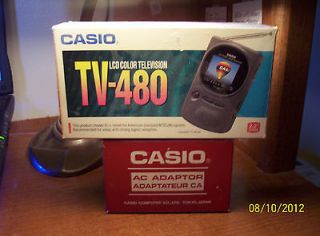 Casio Color Television w/ AC Adaptor & Box 2.2 inch Screen.