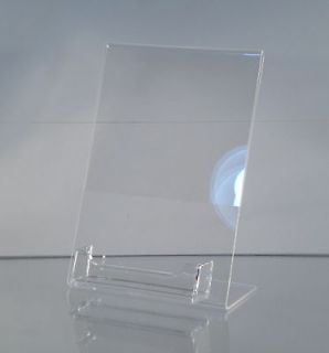   Acrylic Sign Display / Picture Frame with Business Card Holder