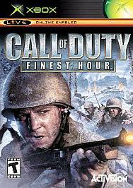 Call of Duty Finest Hour Xbox, 2004