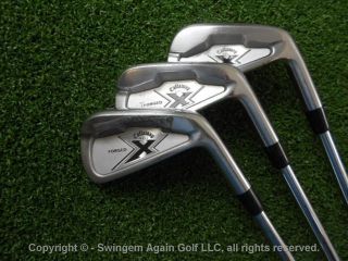 CALLAWAY X FORGED 2008 IRONS 3 PW PROJECT STEEL REGULAR AVERAGE 