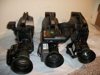 THREE (3) JVC PRODUCTION COLOR VIDEO CAMERAS