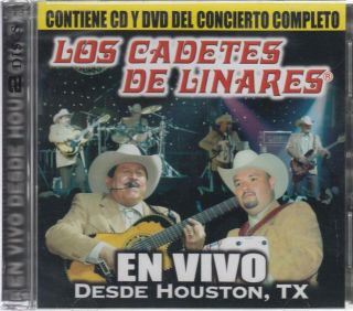 Los Cadetes De Linares CD + DVD En Vivo Desde Houston Tx BRAND NEW
