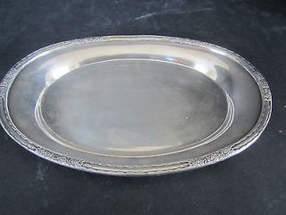 Camille International Silver Co 9 Bread Tray Great Condition