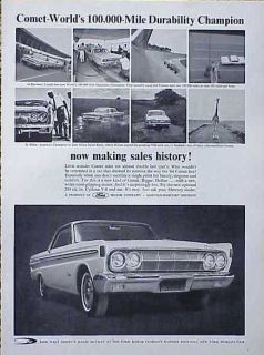 1964 Mercury Comet ORIGINAL OLD AD CMY STORE 4 MORE GREAT ADS 5 