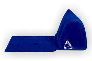 Blue WondaWedge Inflatable Back Wedge for Home, Bed, Beach, Outdoors 