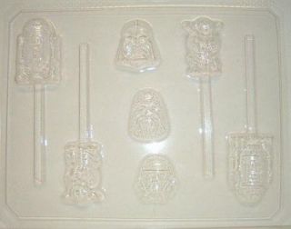 STAR WARS R2D2 YODA STORM TROOPERS CHOCOLATE MOLD MOLDS