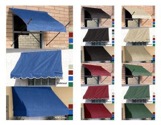 Fabric Window Awning or Door Canopy   3 Sizes