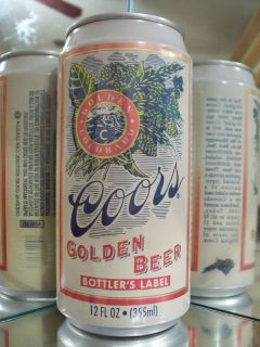 TALL COORS GOLDEN BOTTLERS LABEL OLD BEER CAN FLAT TOP