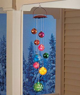 Solar Lighted Ornament Mobile Christmas Decoration Lawn outdoor 