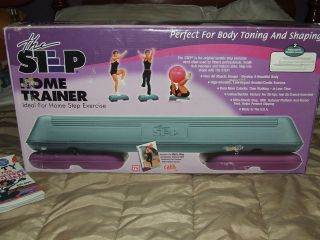   STEP HOME TRAINER~CATHE ~TOTAL CARDIO STEPPER AEROBIC EXERCISE IN BOX