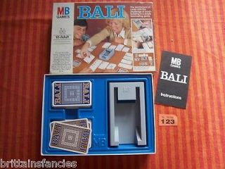 Bali Card Game Travel Game by MB Complete Boxed Family Card Game