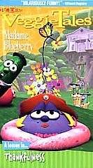 VEGGIE TALES Christian Childrens Video MADAME BLUEBERRY Lesson 