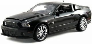 CARROLL SHELBY COLLECTIBLES 1:18 SCALE BLACK 2010 GT500 SUPER SNAKE 
