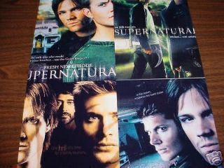 SUPERNATURAL FOUR POSTERS IN ONE POSTER JENSEN ACKLES