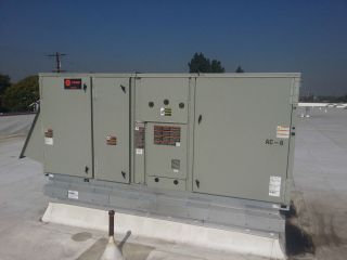 TRANE HVAC Gas A/C Package Unit 15 Ton High Efficiency 460 Volt 3 