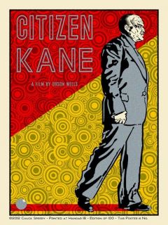   Sperry print for Citizen Kane SOLD OUT Castro Theater Orson Welles