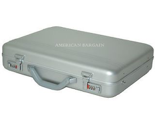 New 18 Aluminum Computer Case Laptop Briefcase Attache with 