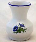 Vintage Porcelana Schmidt Brasil by Leart Mini vase Blue flowers