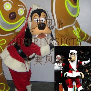 Goofy big DOG cartoon Mascot Costume Fancy Dress R00330 adult one size 