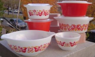   PYREX FRIENDSHIP Bowls, Casseroles with Lids+Storage Containers