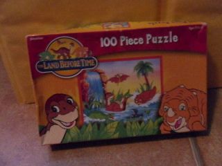   Before Time Puzzle 100 Pieces Complete Cera Littel Foot Duckie Chomper