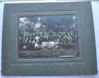 1930s USSR Russia POST MORTEM Young Man in Coffin Photo Framed Picture