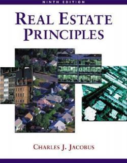 Real Estate Principles by Charles J. Jacobus 2002, Hardcover