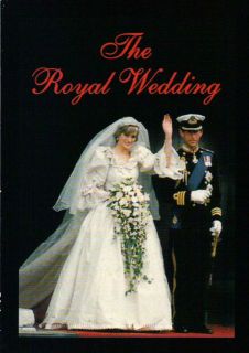Princess Diana, Prince Charles, Royal Wedding 1981 Trading Card, Not a 