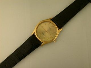 BEAUTIFUL ROLEX CELLINI GENTS CLASSIC AND FINE 18K. SOLID GOLD WATCH