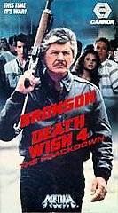 Death Wish 4 The Crackdown VHS, 1989
