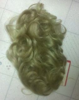 NEW PAGEANT PULL THRU WIGLET #2 HUMAN HAIR UPDO TOP HAIR PIECE DARKEST 