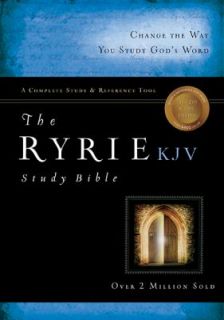 The Ryrie KJV Study Bible by Charles C. Ryrie 2008, Hardcover